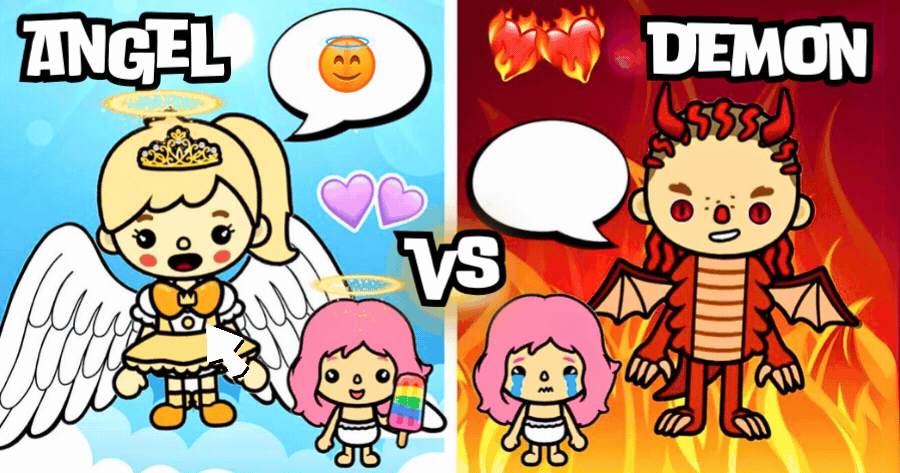 Demon Vs. Angel | Which Side Do You Belong To In Toca Life World? 😈👼